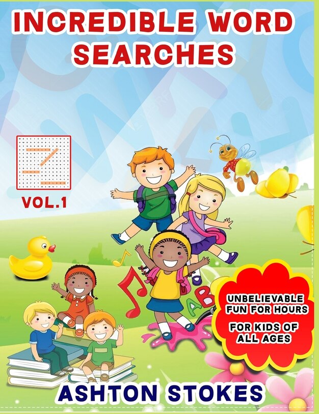 Front cover_Incredible Word Searches For Kids