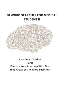 Couverture_50 WORD SEARCHES FOR MEDICAL STUDENTS! Anatomy - Edition Part1
