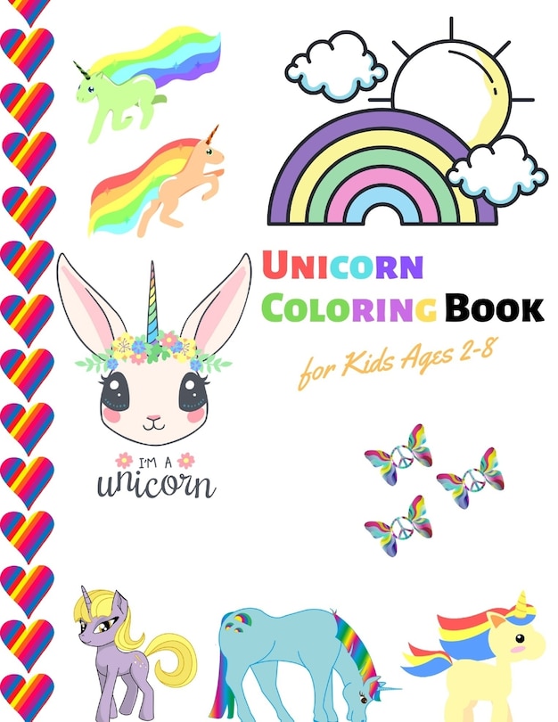 Couverture_Unicorn Coloring Book for Kids Ages 2-8