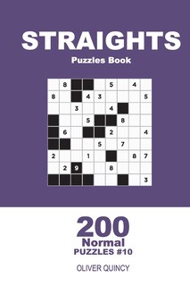 Front cover_Straights Puzzles Book - 200 Normal Puzzles 9x9 (Volume 10)