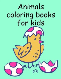 Couverture_Animals coloring books for kids