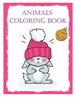 Front cover_Animals coloring book