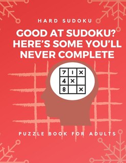 Couverture_Hard Sudoku Puzzle Book for Adults