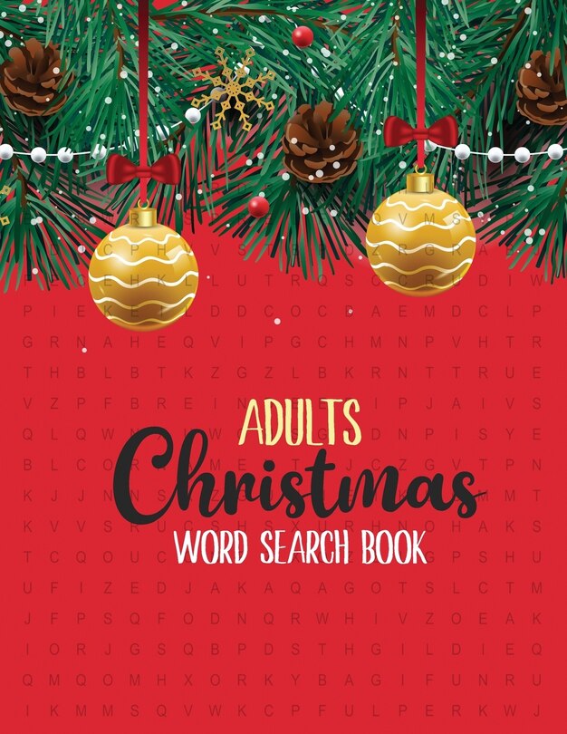 Front cover_Adults Christmas Word Search Book