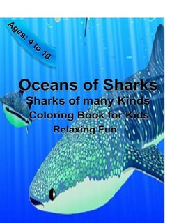 Front cover_Oceans of Sharks Coloring book