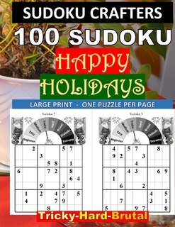 Couverture_100 SUDOKU Happy Holidays Tricky - Hard - Brutal