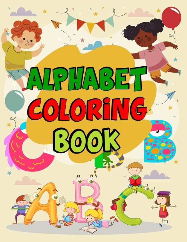 Front cover_Alphabet Coloring Book