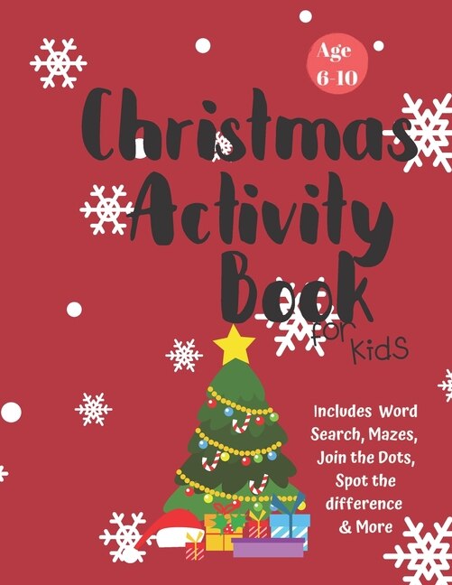 Front cover_Christmas Activity Book for Kids