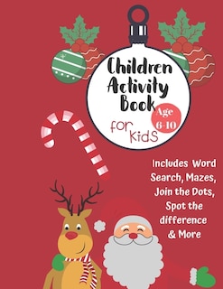 Front cover_Christmas Activity Book for Kids