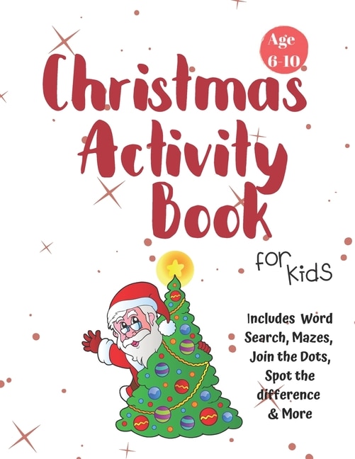 Front cover_Christmas Activity Book for Kids