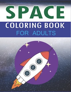 Front cover_Space Coloring Book for Adults