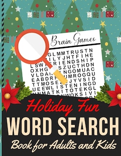 Front cover_Holiday Fun Word Search Book for Adults and Kids