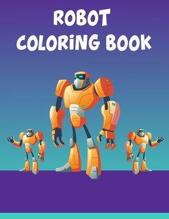 Front cover_Robot Coloring Book