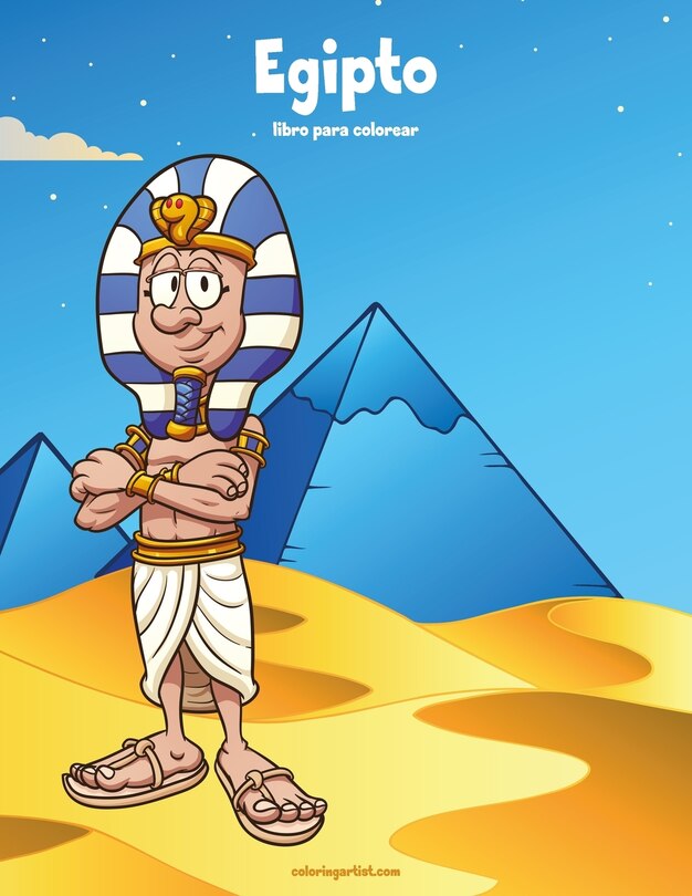 Front cover_Egipto libro para colorear