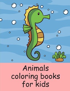 Couverture_Animals coloring books for kids