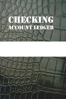 Front cover_Checking Account Ledger