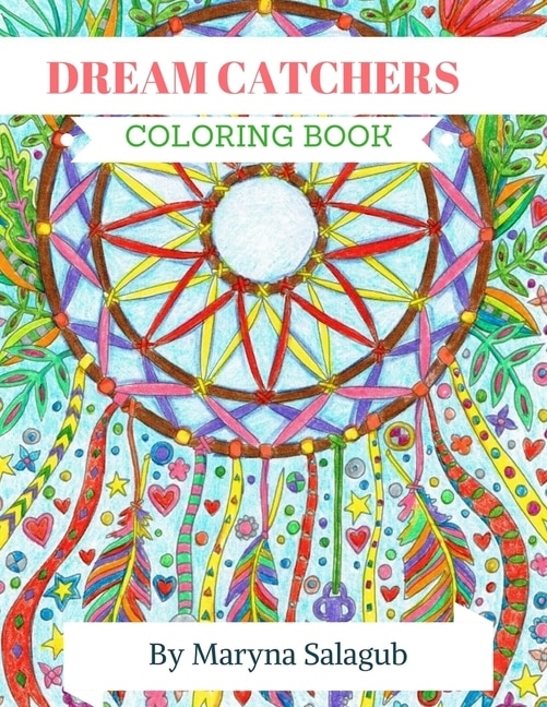 Couverture_Dream Catcher coloring book for adults and kids