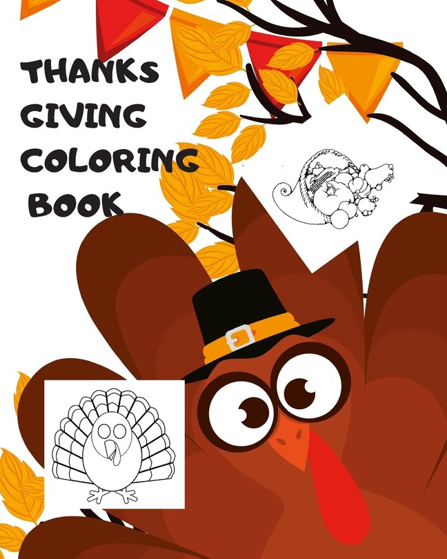 Front cover_Thanksgiving Coloring Book
