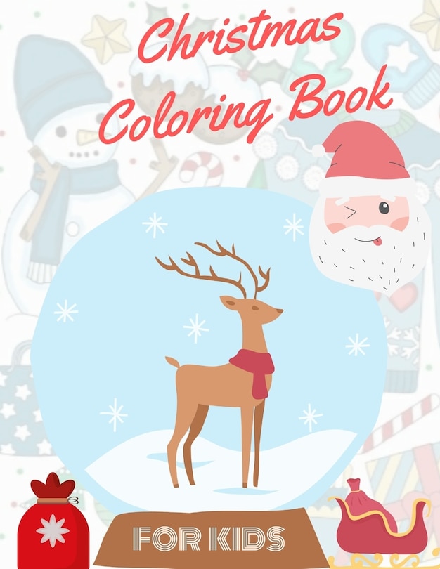 Front cover_Christmas Coloring Book for Kids