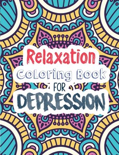 Front cover_Relaxation Coloring Book for Depression