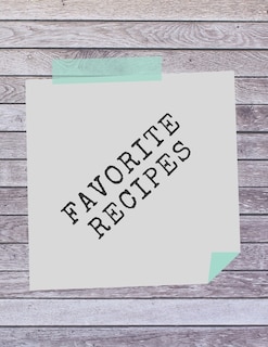 Front cover_Favorite Recipes