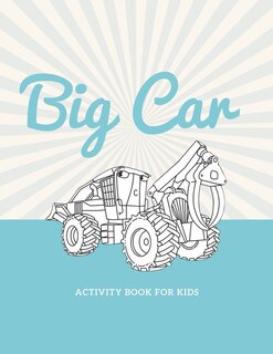Front cover_Big car activity book for kids