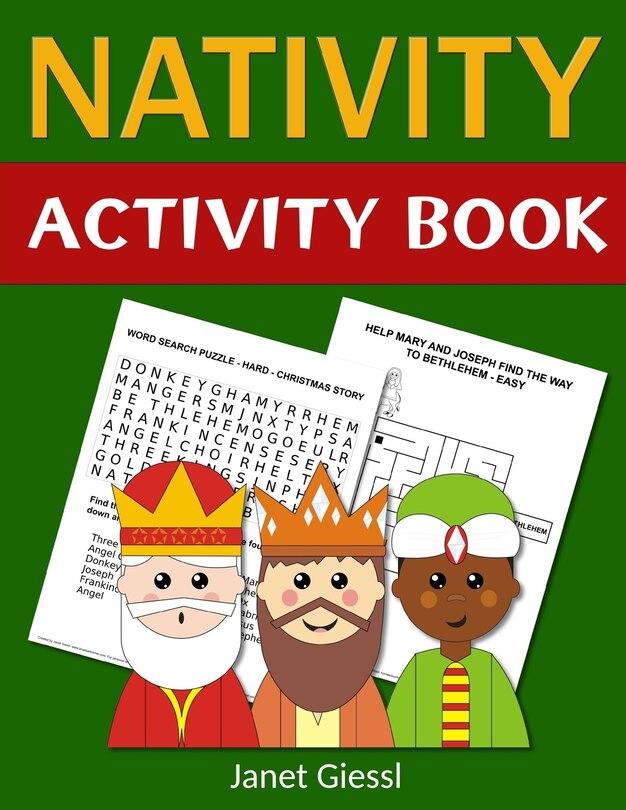 Nativity Activity Book: Bible-Based Activities That Tell the Story of the Miracle of Jesus' Birth