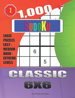 Couverture_1,000 + Sudoku Classic 6x6