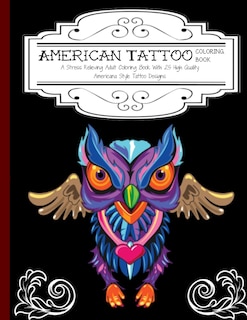 Couverture_American Tattoo Coloring Book