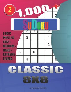 Couverture_1,000 + Sudoku Classic 8x8