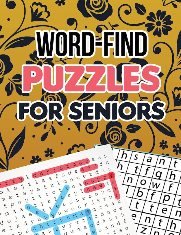Front cover_Word-Find Puzzles for Seniors