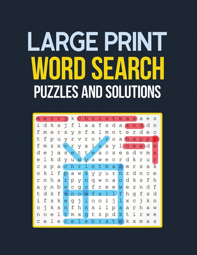 Couverture_Large Print Word Search Puzzle and Solutions