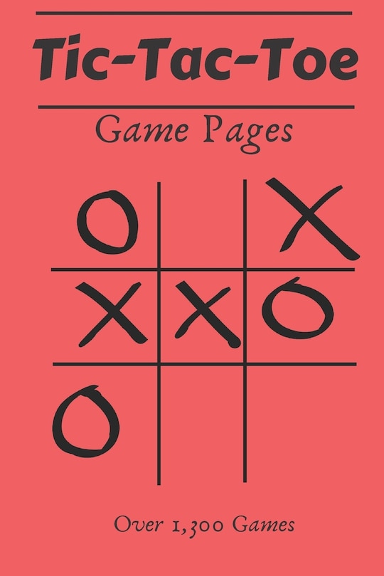 Front cover_Tic Tac Toe Game Pages