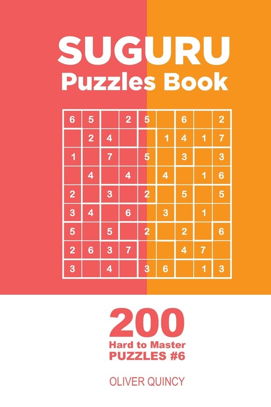 Couverture_Suguru - 200 Hard to Master Puzzles 9x9 (Volume 6)