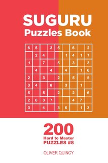 Front cover_Suguru - 200 Hard to Master Puzzles 9x9 (Volume 8)