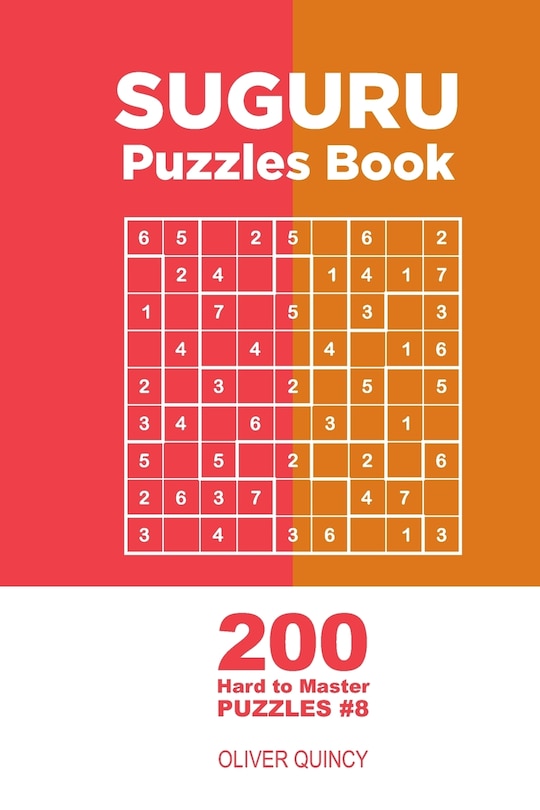 Front cover_Suguru - 200 Hard to Master Puzzles 9x9 (Volume 8)