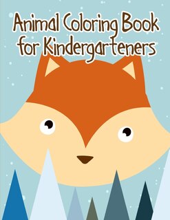 Front cover_Animal Coloring Book for Kindergarteners