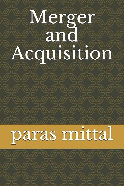 Front cover_Merger and Acquisition