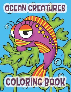 Front cover_Ocean Creatures Coloring Book