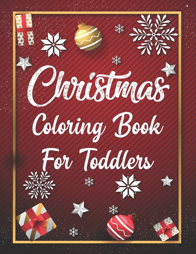 Front cover_Christmas Coloring Book For Toddlers