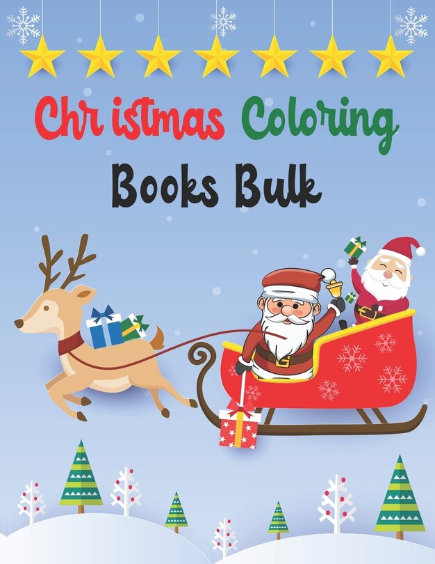 Front cover_Christmas Coloring Books Bulk