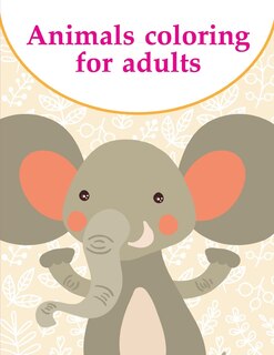 Front cover_Animals coloring for adults