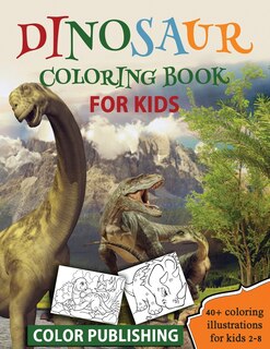 Front cover_Dinosaur coloring book for Kids