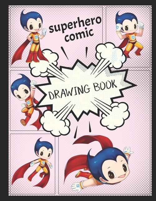 Front cover_Superhero Comic Drawing Book