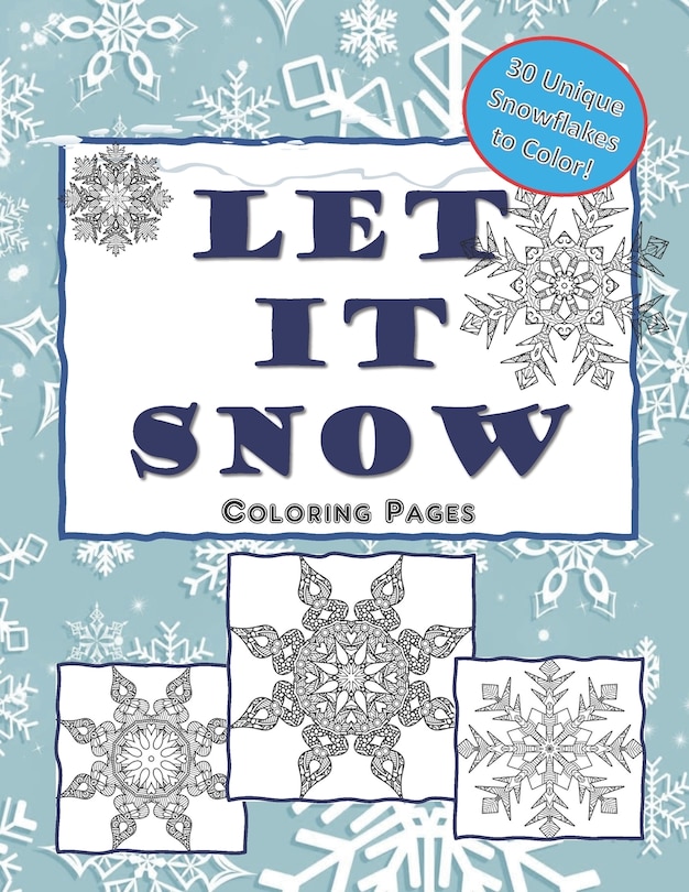 Front cover_Let It Snow Coloring Pages