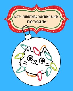 Couverture_Kitty Christmas Coloring Book for Toddlers