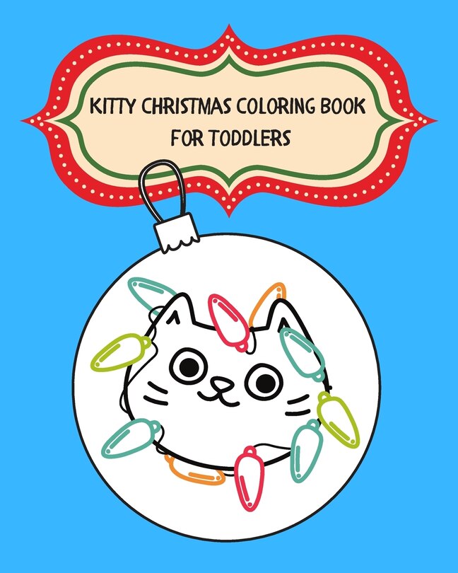Couverture_Kitty Christmas Coloring Book for Toddlers