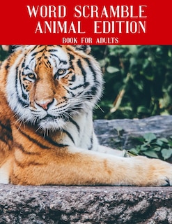 Couverture_Word Scramble Animal Edition Book For Adults