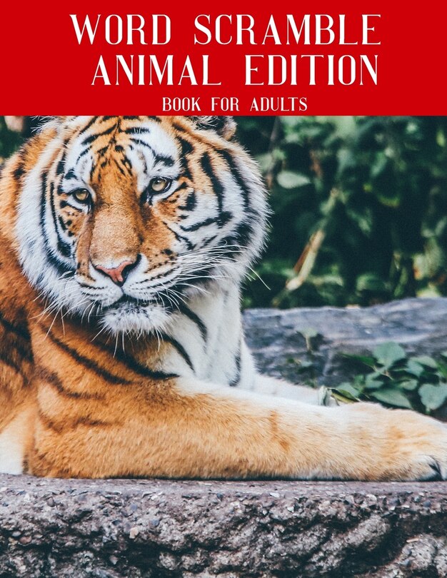 Couverture_Word Scramble Animal Edition Book For Adults