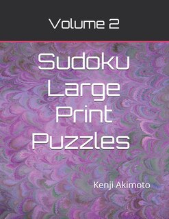 Front cover_Sudoku Large Print Puzzles Volume 2